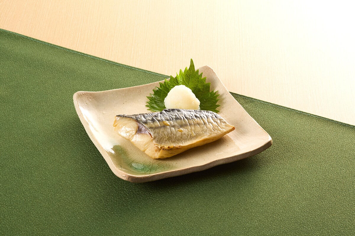 骨取り さばの塩焼き